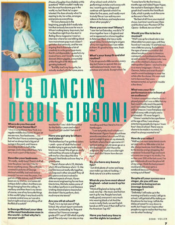it's dancing Debbie